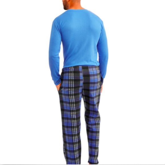 Thermal Sleepwear Fleece Men’s Pajama 2-Piece Set - Picture 6 of 7